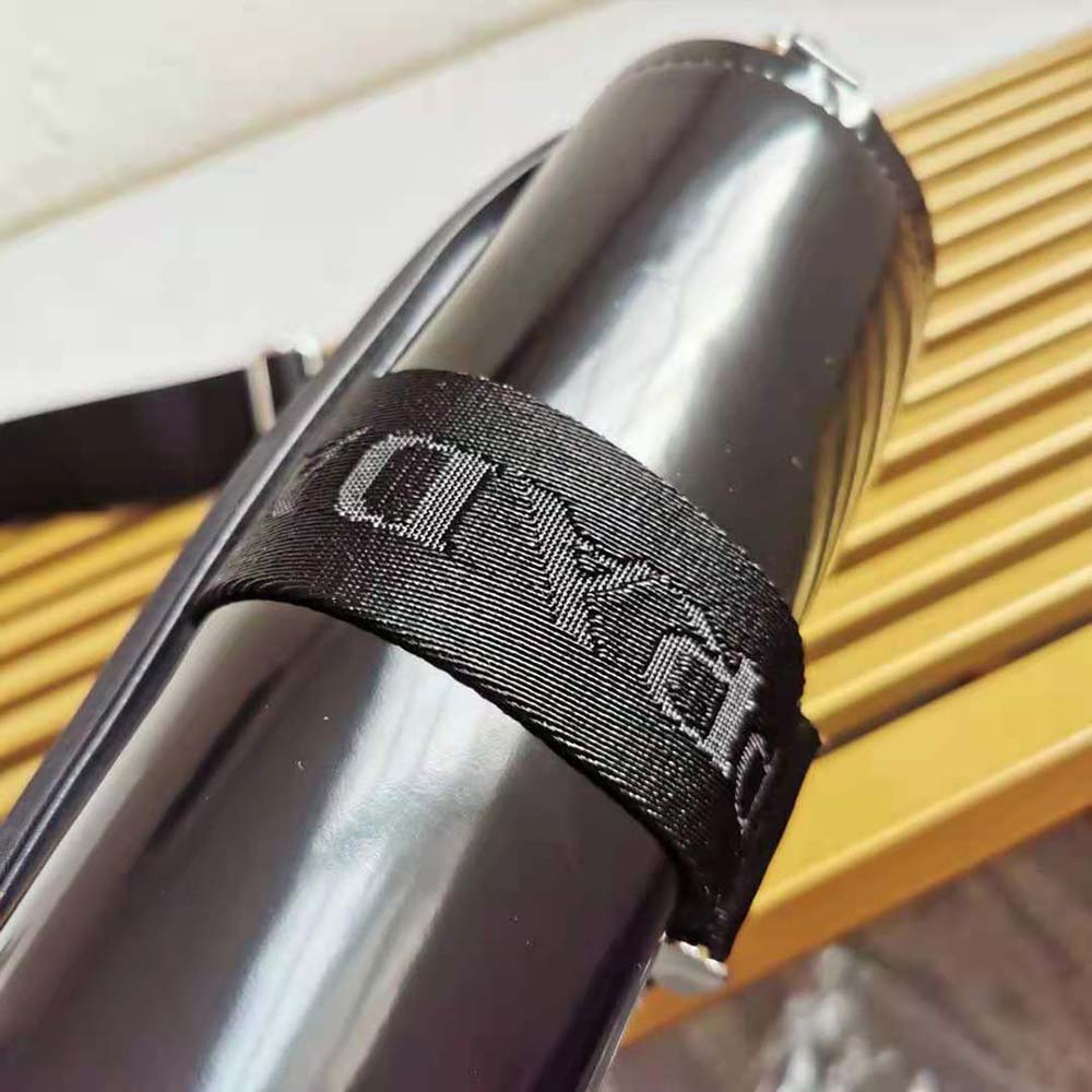 TÚI Prada Women Pocket Nylon and Brushed Leather Bag-Black