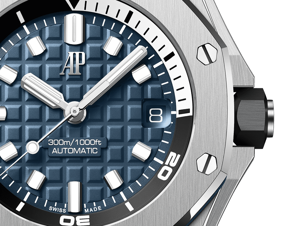 Đồng hồ Ademars Piguet Royal Oak Offshore Diver mặt số màu anh navy