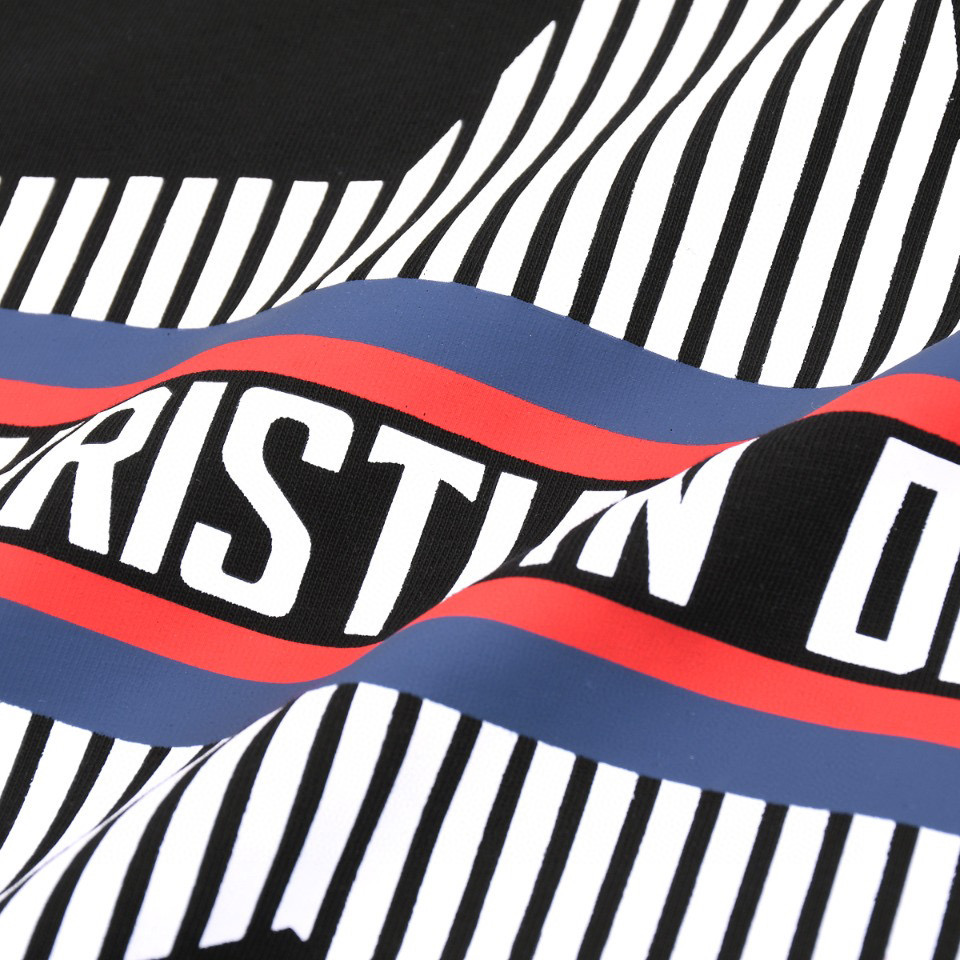 ÁO CHRISTIAN DIOR print cotton jersey T-shirt