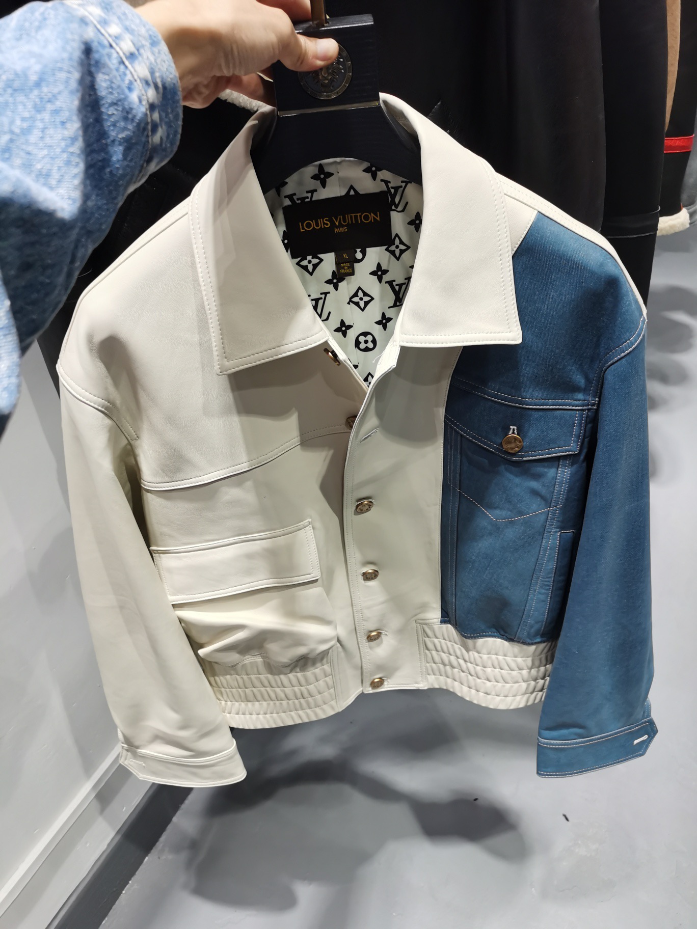 ÁO LOUIS VUITTON LEATHER JACKET