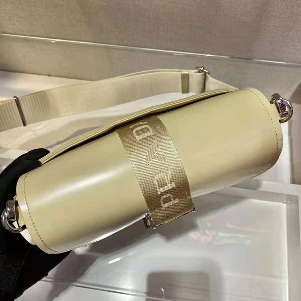 TÚI Prada Women Pocket Nylon and Brushed Leather Bag