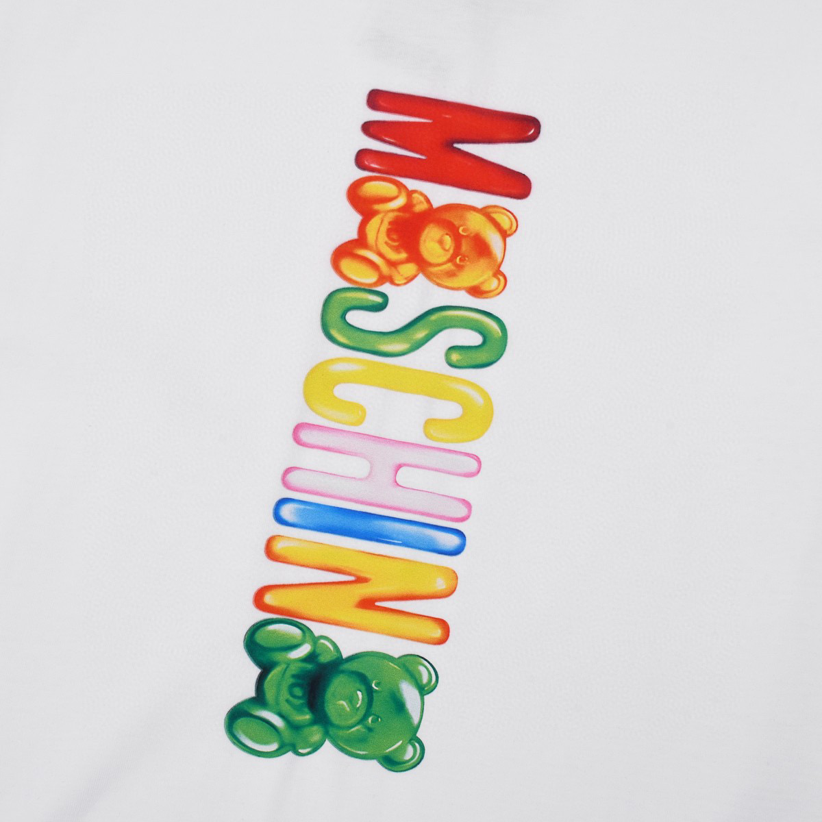 ÁO MOSCHINO print cotton jersey T-shirt