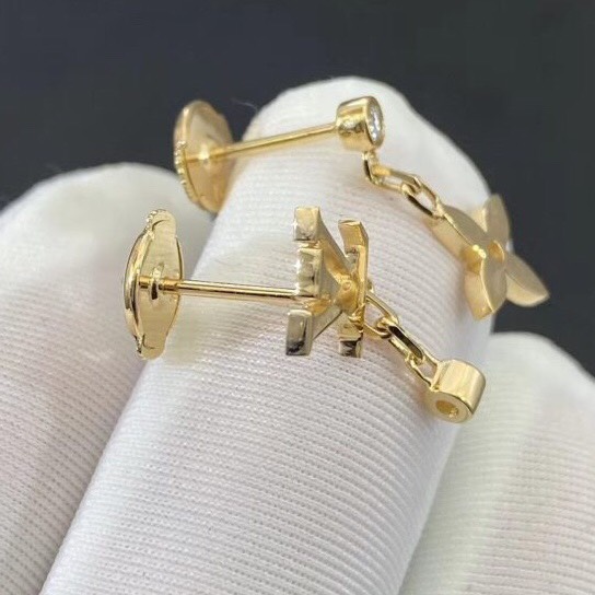 BÔNG TAI LOUIS VUITTON BLOSSOM PENDANT DIAMOND YELLOW GOLD 18K