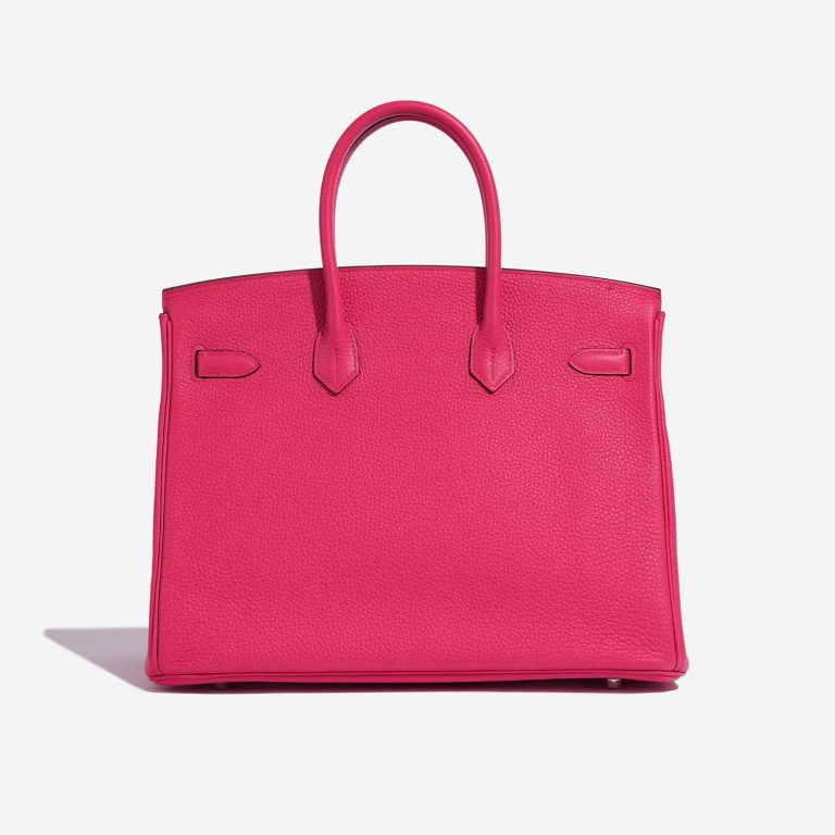 TÚI Hermès Birkin HSS 35 Taurillon Clemence Rose Extreme Rose Pourpre Silver Buckle khóa trắng