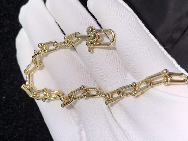 Vòng tay Tiffany & Co. HardWear Link vàng hồng 18K