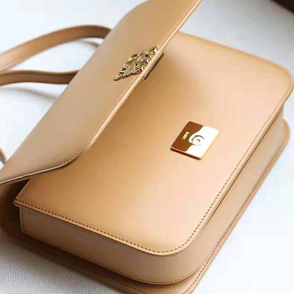 TÚI LOEWE Goya bằng da bê lụa màu nâu