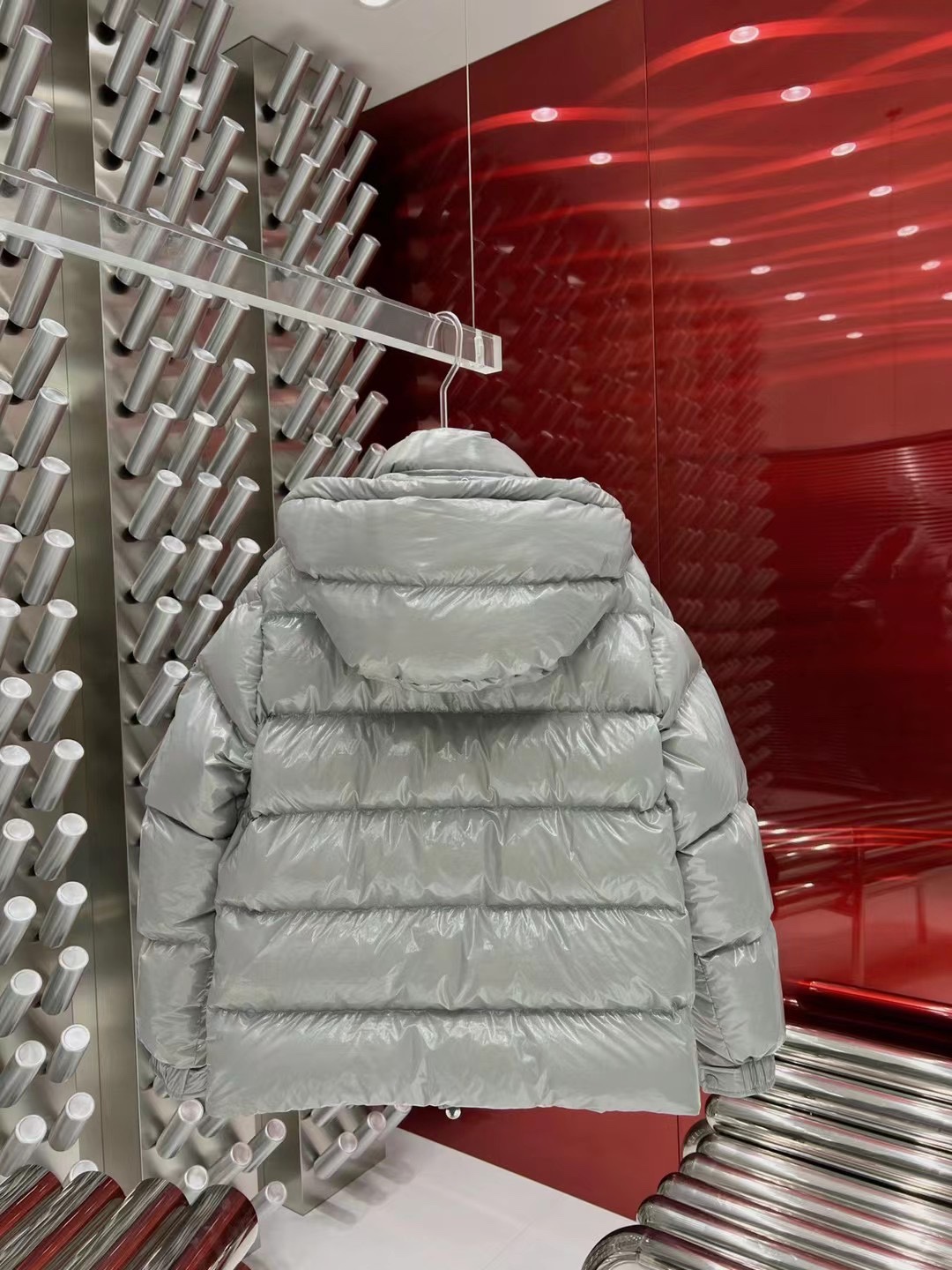 ÁO MONCLER WINTER GRAY DOWN JACKET