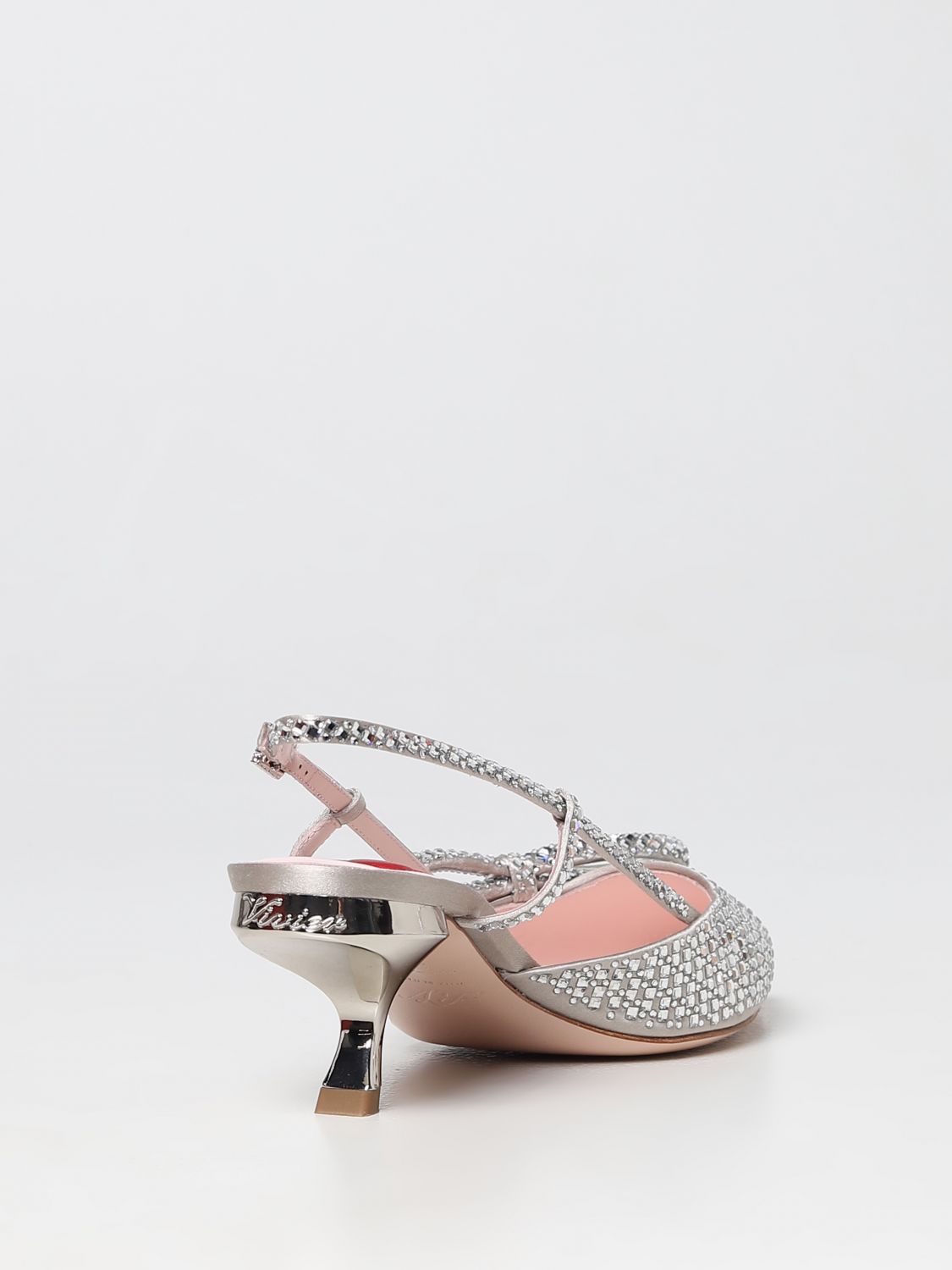 GIÀY ROGER VIVIER Silver high heel shoes