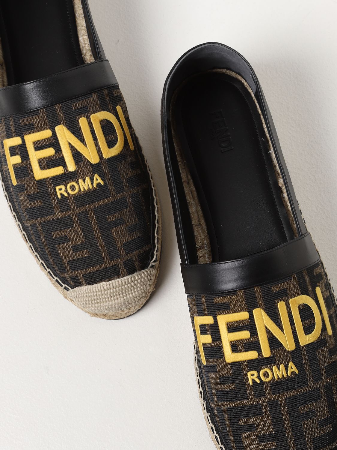 GIÀY FENDI ROMA FF CÓI canvas esparilles SS2022
