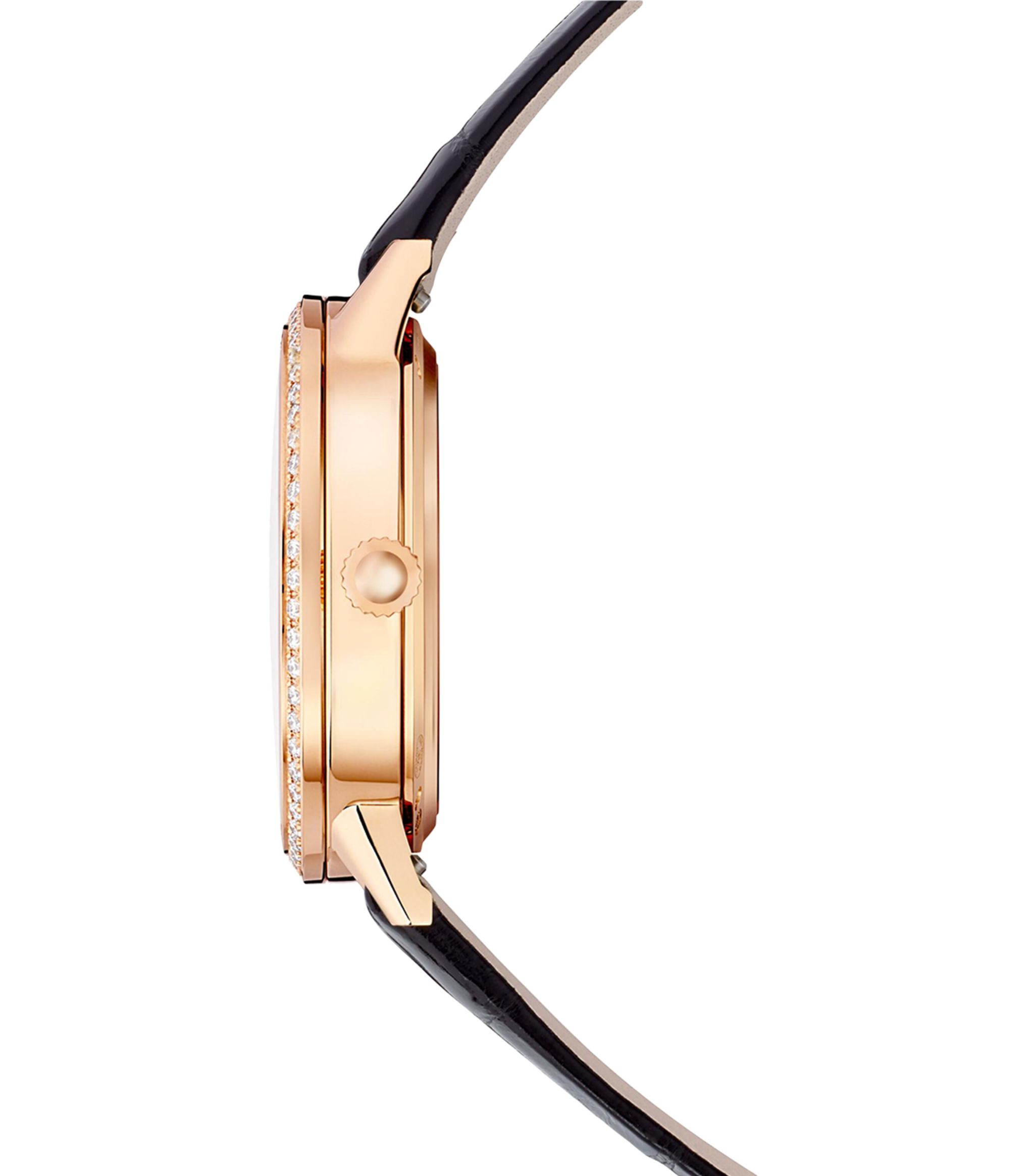 Đồng hồ JAEGER-LECOULTRE Medium Rose Gold and Diamond Rendez-Vous Night & Day 34mm mặt số màu xanh