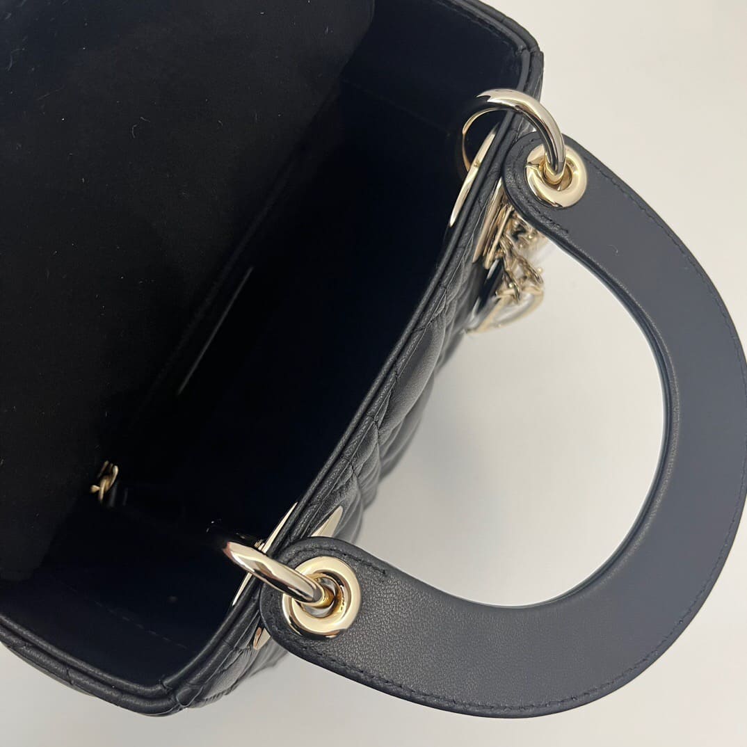 TÚI CHRISTIAN DIOR LADY DIOR CALFSKIN BLACK