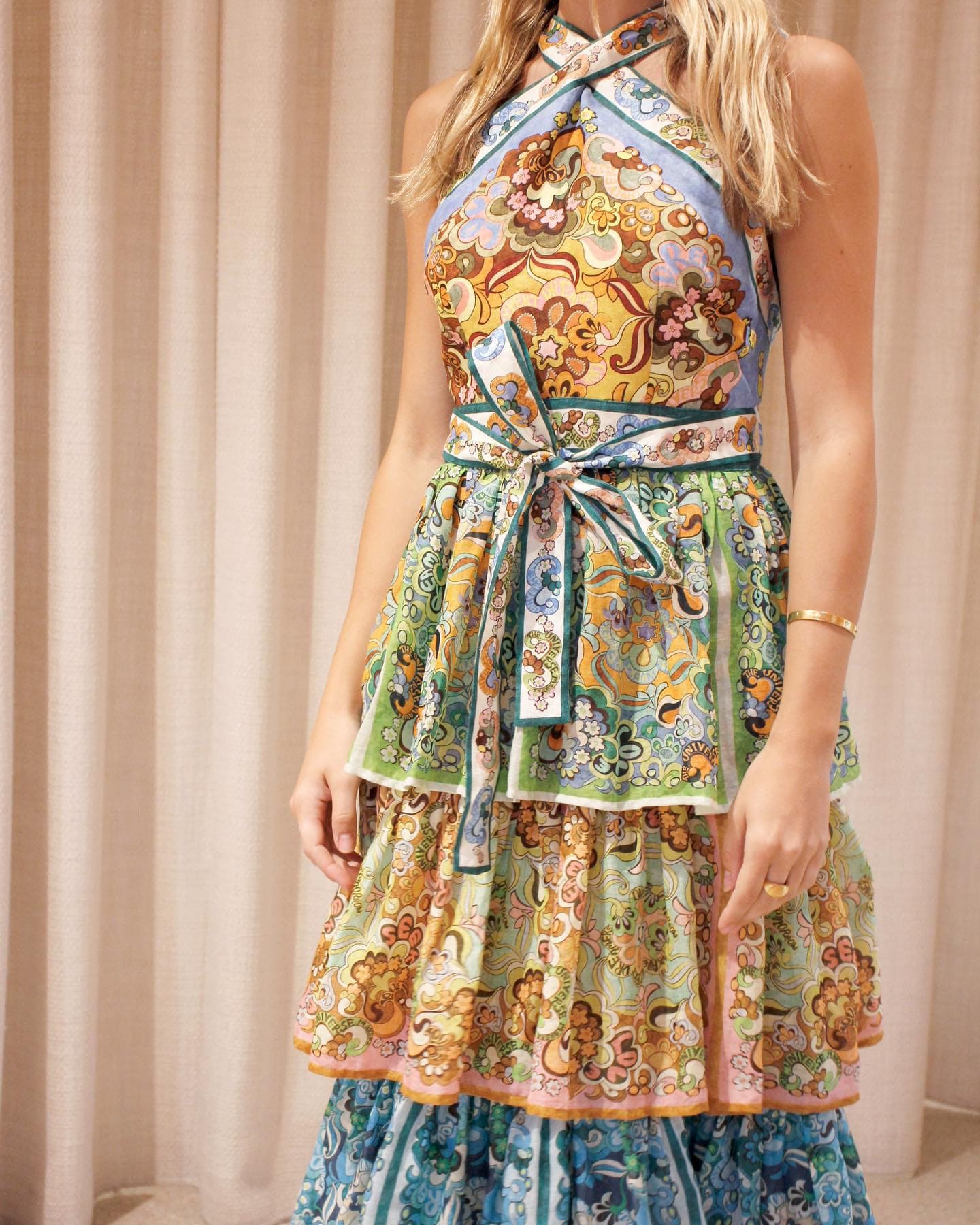 VÁY ALEMAIS HAI DÂY CỔ YẾM ALEMAIS DREAMER IN COTTON High Classy