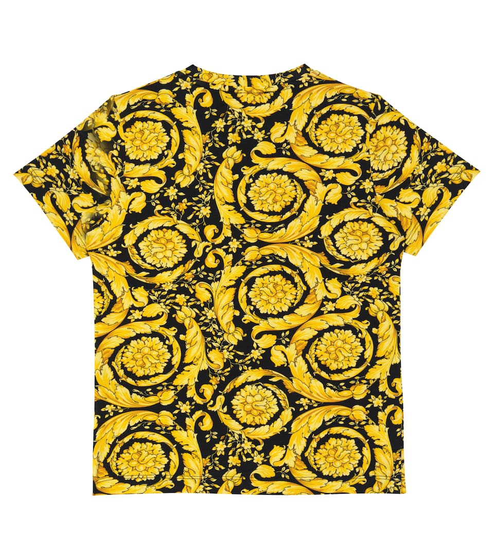 ÁO VERSACE KIDS Printed cotton-blend T-shirt T-shirt 9 -16 years
