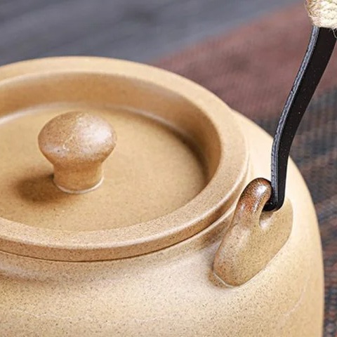 Bộ Trà Gốm Mộc Vẽ Sơn Thủy
