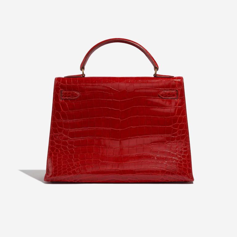 TÚI Hermès Kelly 32 Niloticus Crocodile Braise da cá sấu sông Nile Gold Buckle khóa vàng