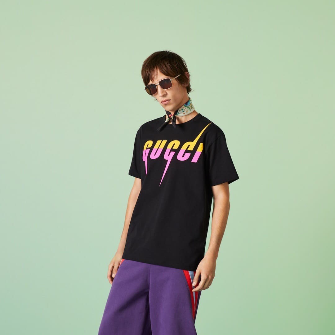 ÁO GUCCI GG T SHIRT MÀU ĐEN UNISEX