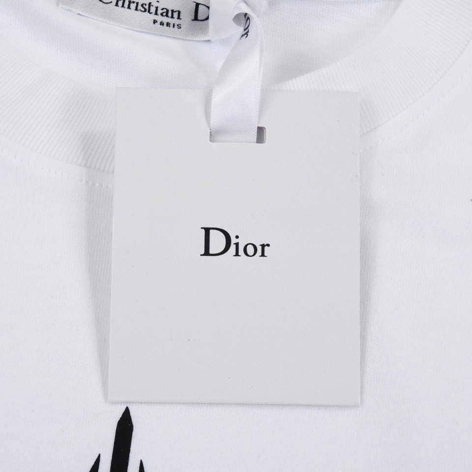 ÁO CHRISTIAN DIOR print cotton jersey T-shirt