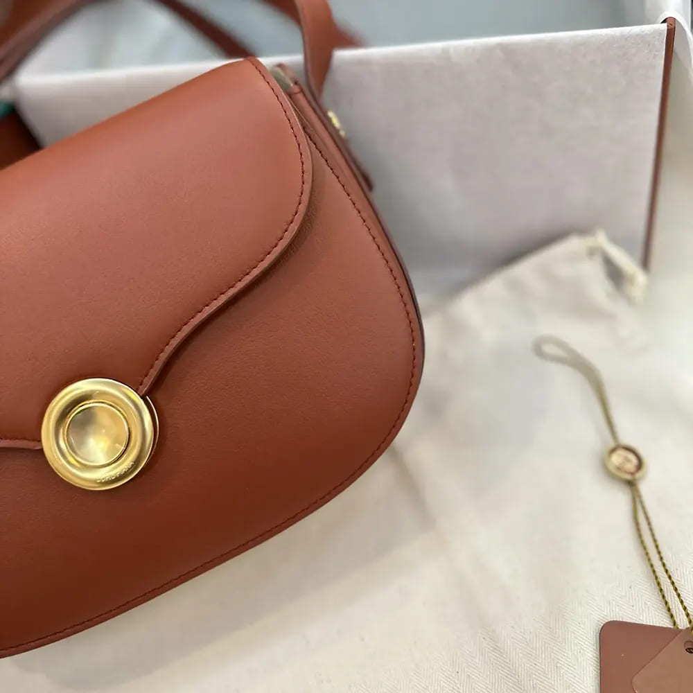 TÚI LORO PIANA Women Mini Ghiera Bag-Brown