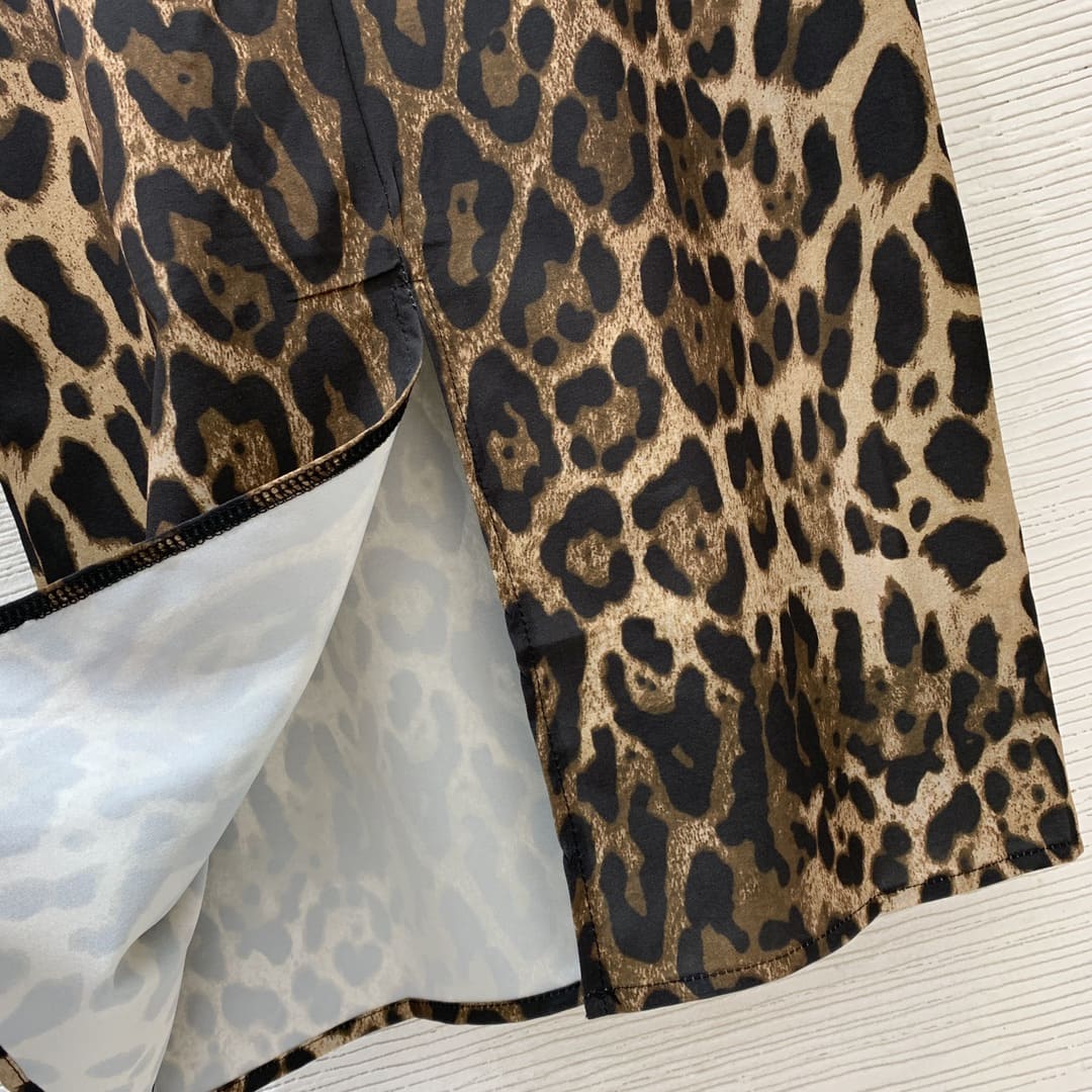 VÁY DOLCE & GABBANA Leopard Print Party Long Dress High Classy