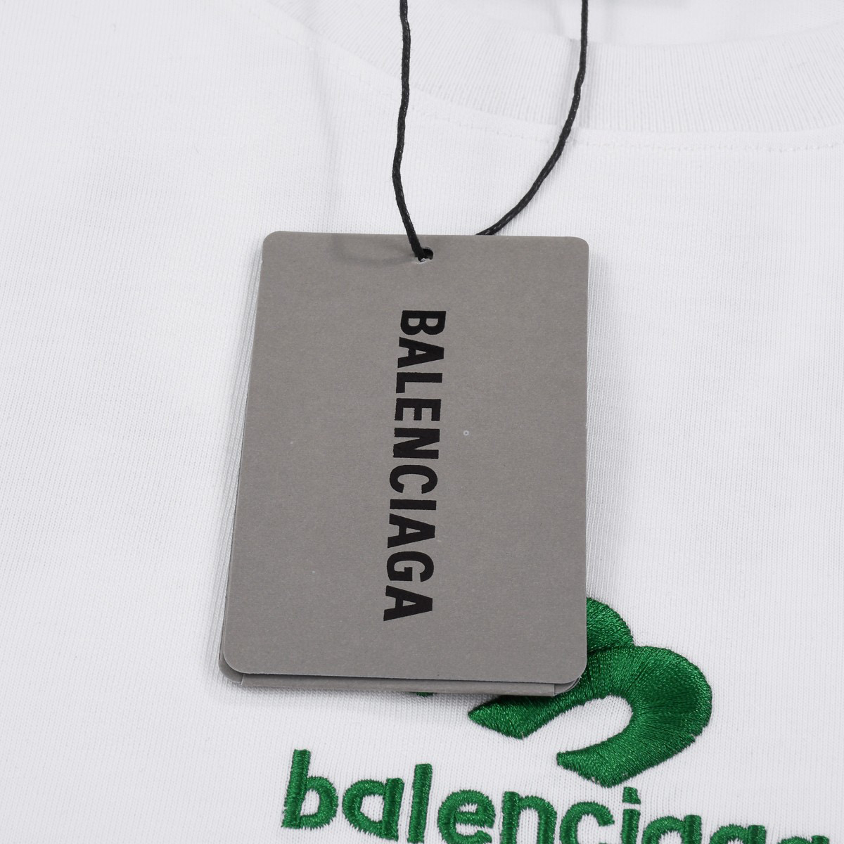 ÁO BALENCIAGA print cotton jersey T-shirt