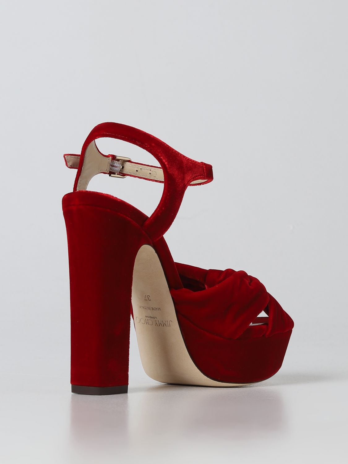 GIÀY JIMMY CHOO Red heeled high shoes
