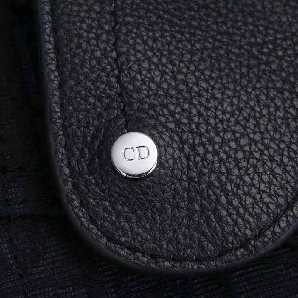 TÚI Dior Saddle Pouch Dior Oblique Jacquard-Black