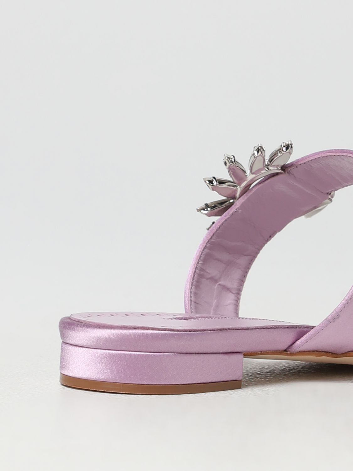 GIÀY MANOLO BLAHNIK Violet flat sandals shoes