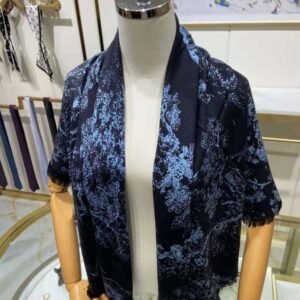 KHĂN Dior Women Toile DE Jouy Reverse Square Scarf Silk Twill-Navy