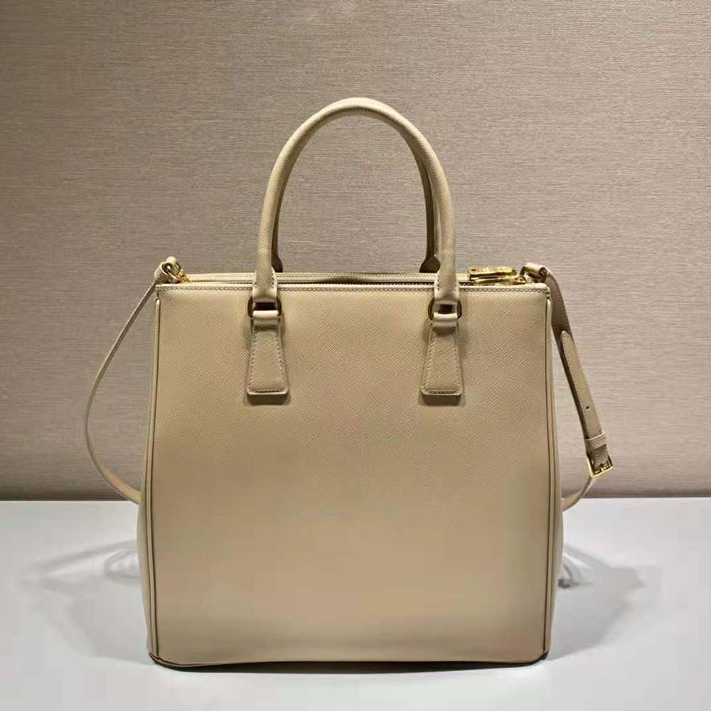 TÚI Prada Galleria Saffiano Leather Bag-Beige