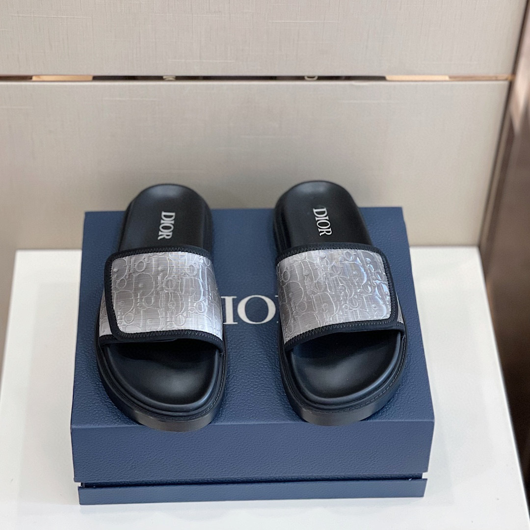 DÉP DIOR OBLIQUE MAN SLIPPER