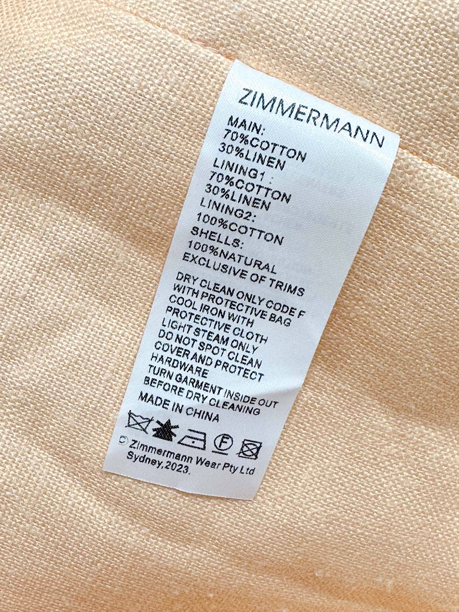 VÁY ZIMMERMANN Beach Vintage Midi Dress