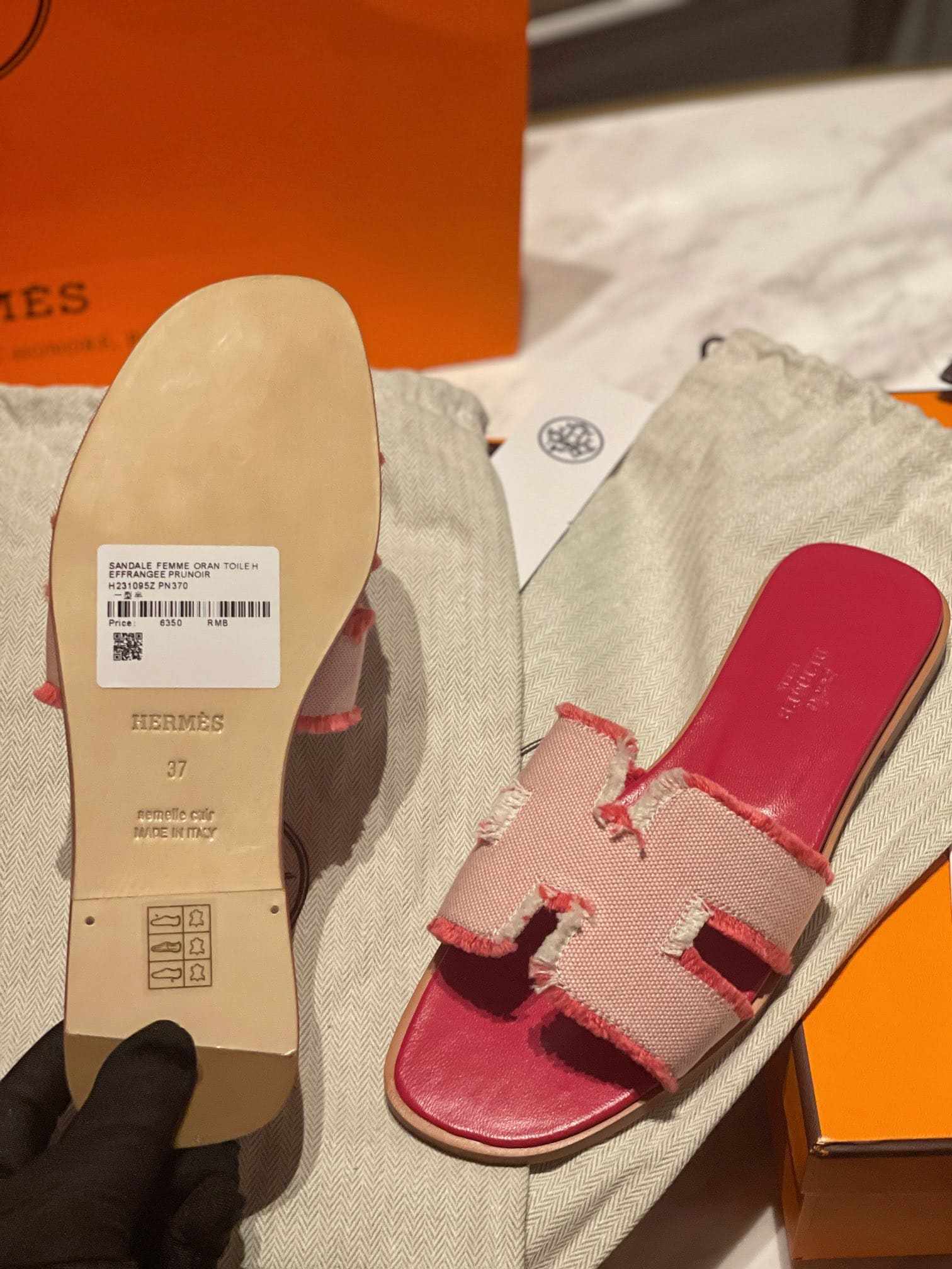 DÉP HERMES ORAN SANDAL WOMEN AAA