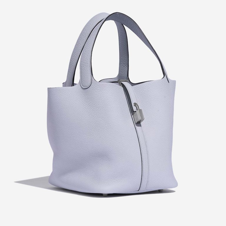 TÚI Hermès Picotin 22 Taurillon Clemence Blue Pale