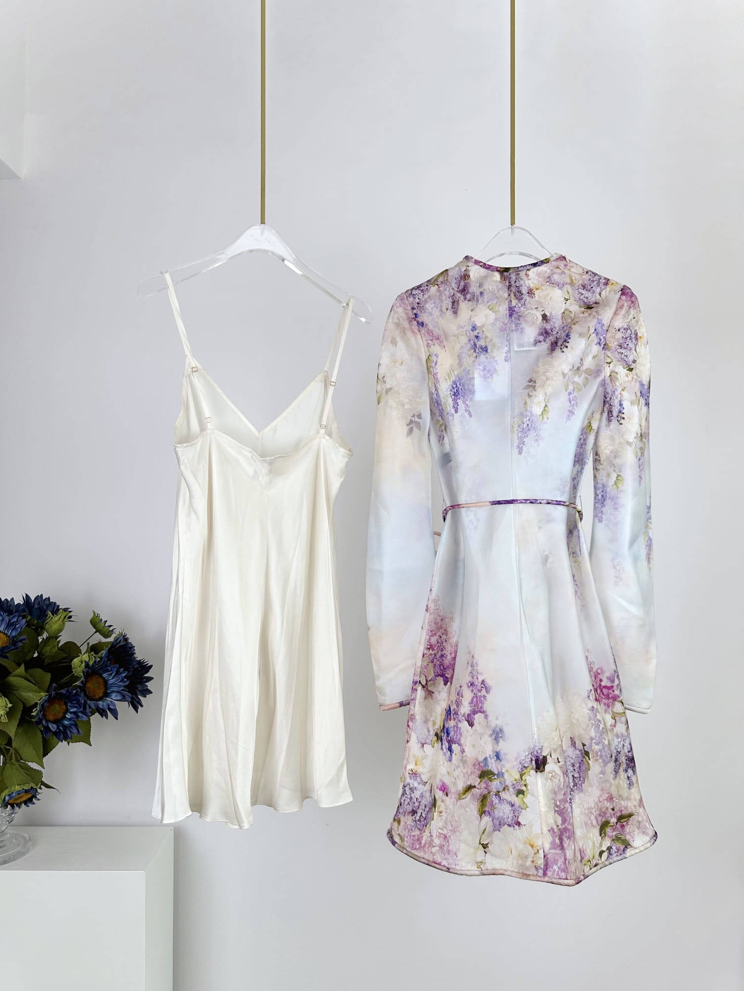 VÁY ZIMMERMANN Vintage Flower Purple Midi Dress High Classy