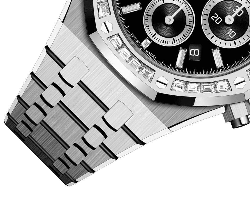 Đồng hồ Ademars Piguet Royal Oak Selfwinding Chronograph mặt số màu xanh đen