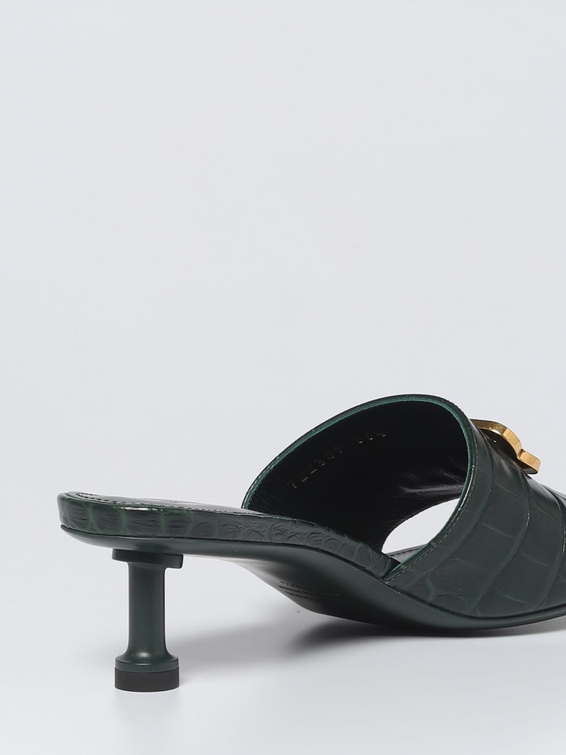 DÉP BALENCIAGA Green heeled sandals shoes