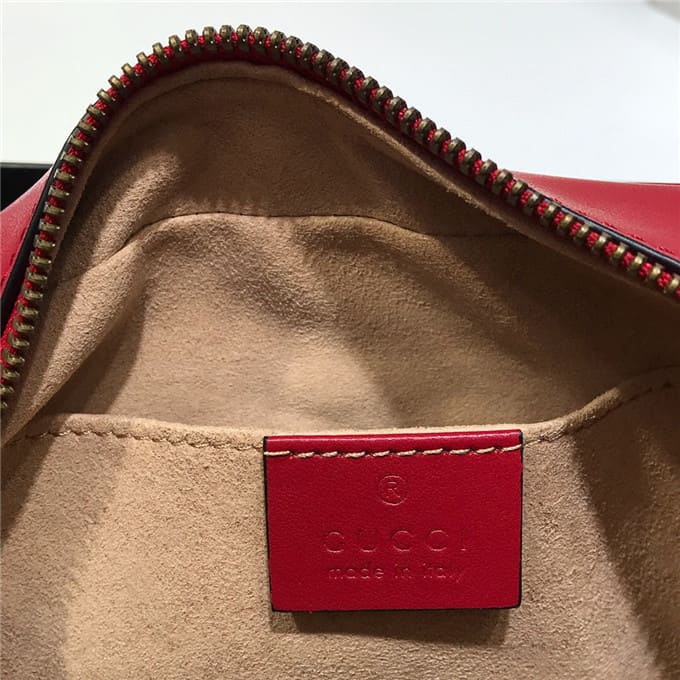 TÚI Gucci GG marmont small matelasse shoulder bag red Top Quality