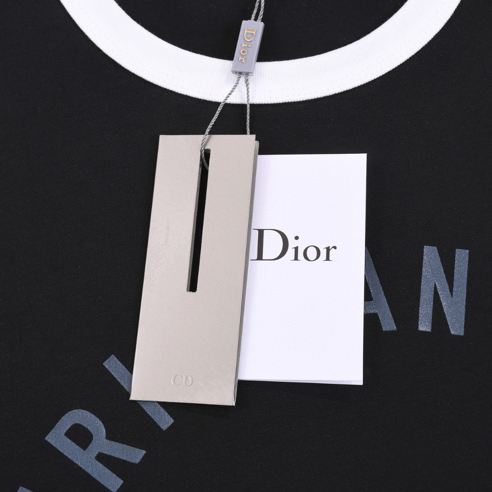 ÁO CHRISTIAN DIOR print cotton jersey T-shirt