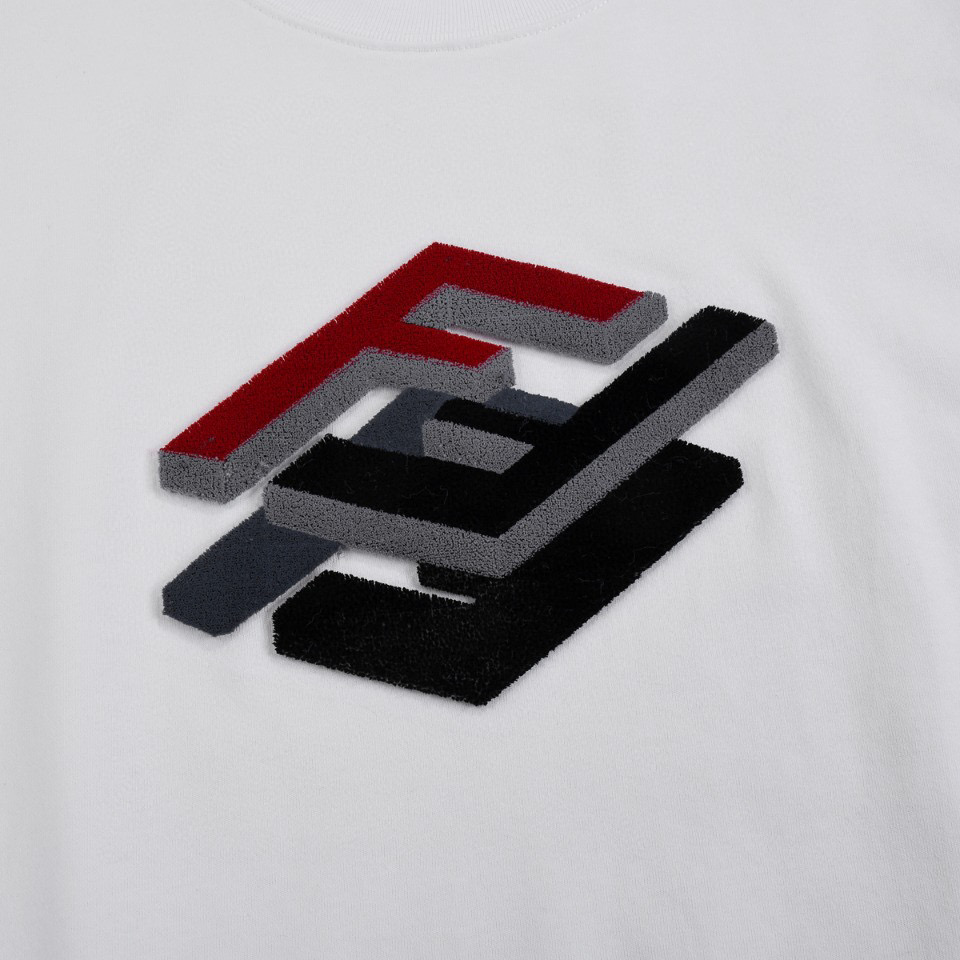 ÁO FENDI print cotton jersey T-shirt