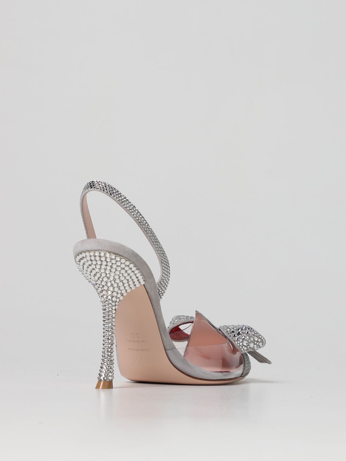 GIÀY ROGER VIVIER Silver high heel shoes