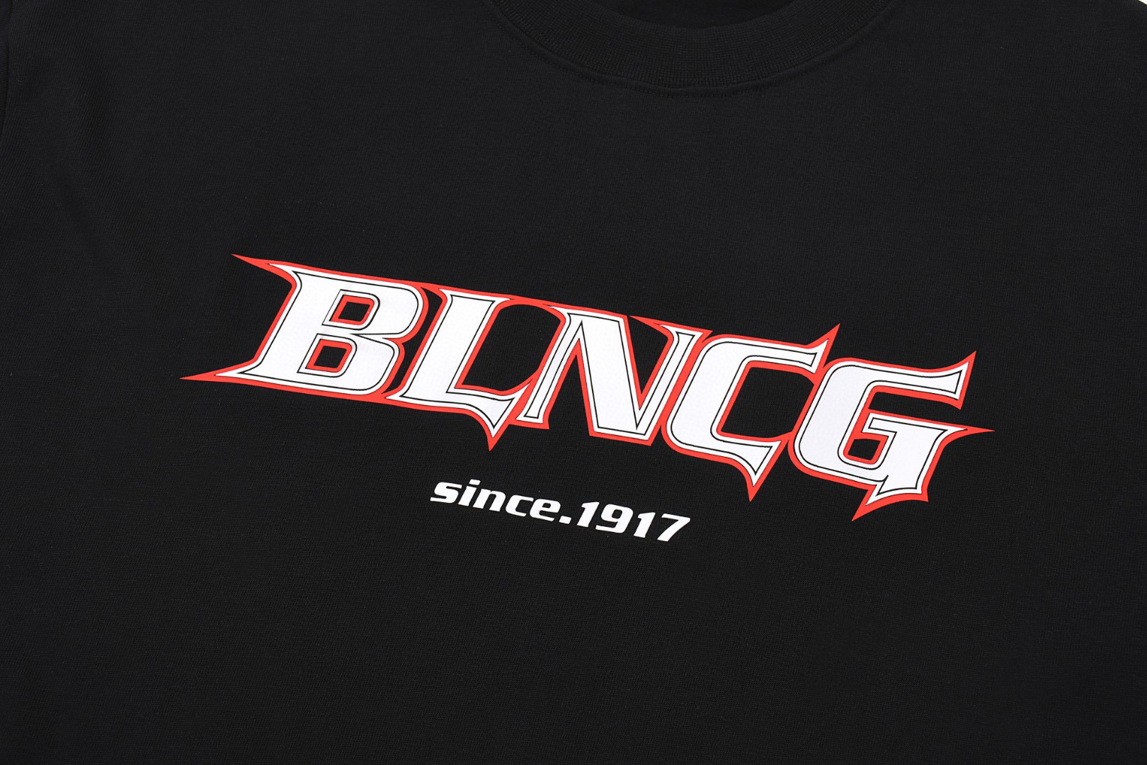 ÁO BALENCIAGA print cotton jersey T-shirt