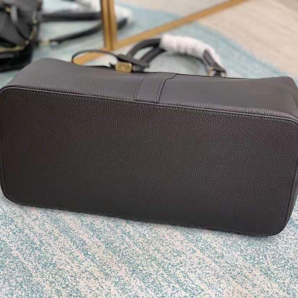 TÚI Celine Women Medium Cabas DE France Bag in Grained Calfskin