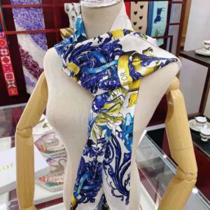 KHĂN Dior Women Le Monde Square Scarf Multicolor Silk Twill