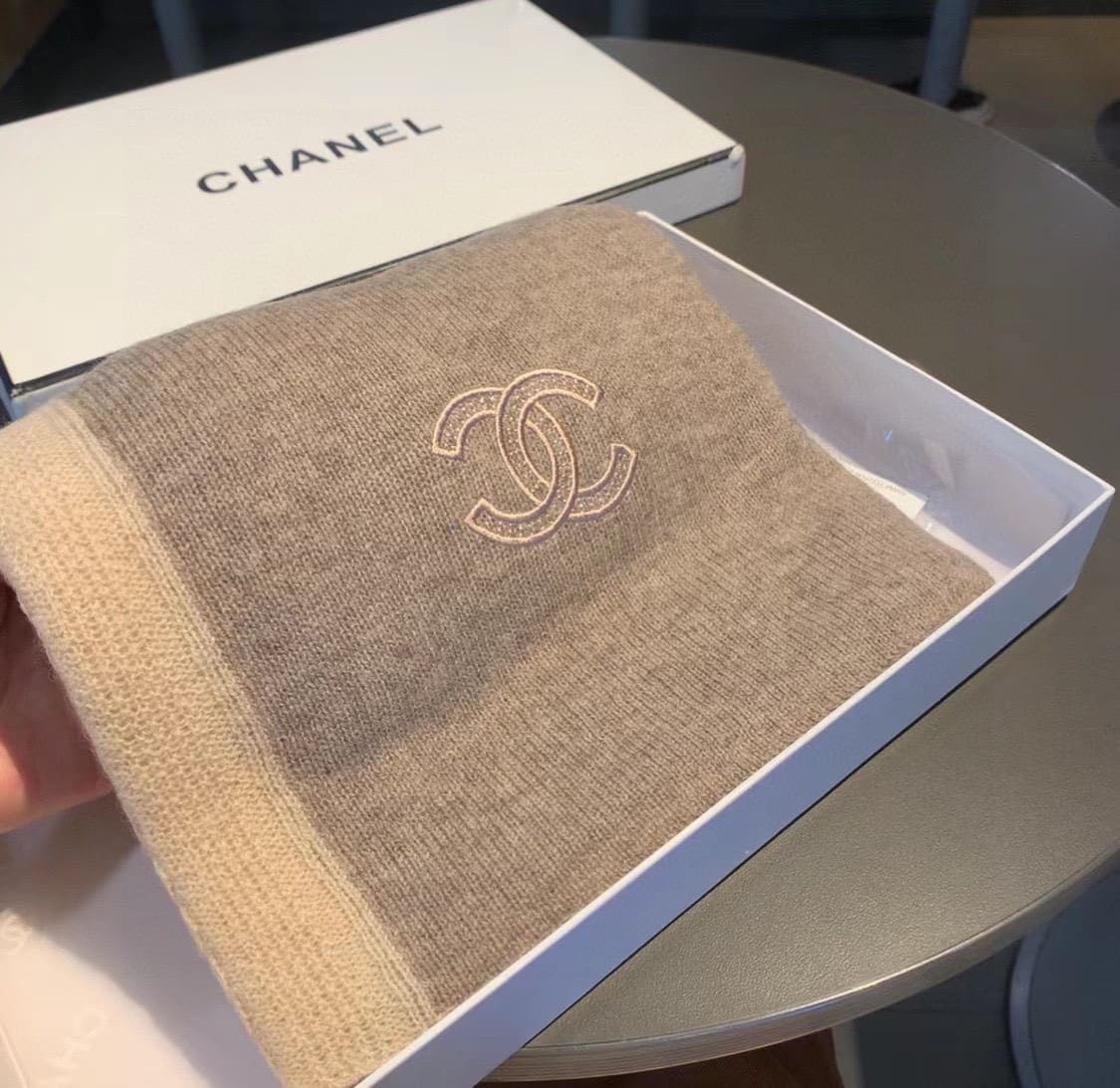 KHĂN CHANEL ORIGINAL CASHMERE scarf