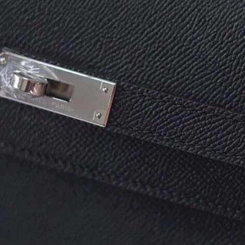 TÚI Hermes Men Kelly Depeches 25 Pouch-Black
