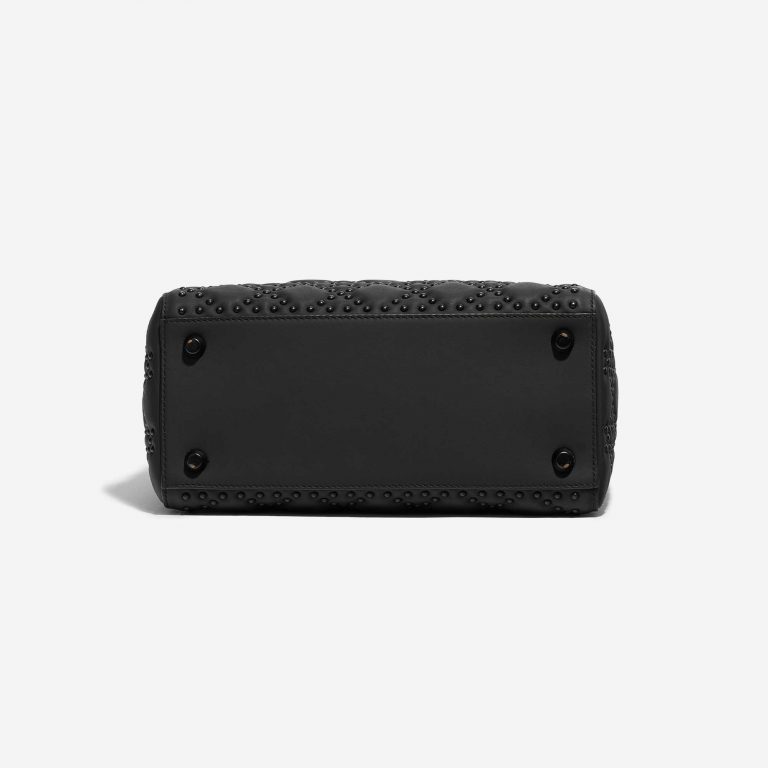 TÚI DIOR Lady Medium Lamb So Black