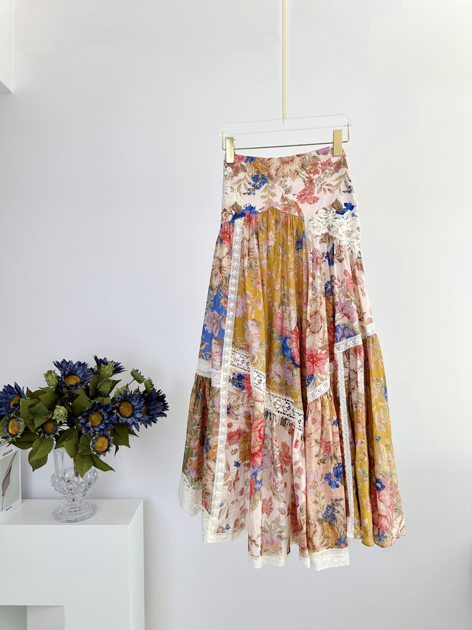 CHÂN VÁY ZIMMERMANN Flower Vintage Dress High Classy