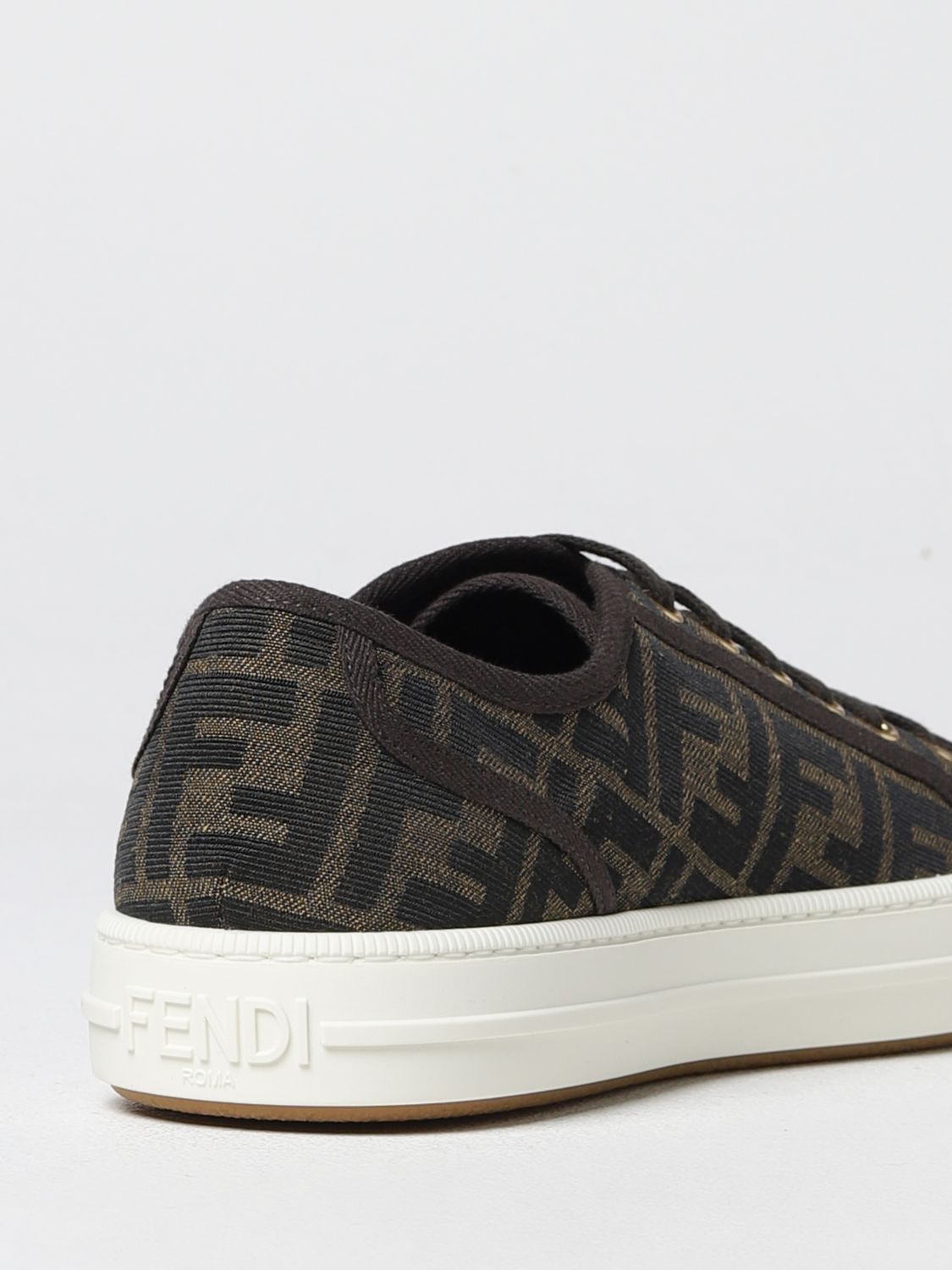 GIÀY FENDI Sneakers in fabric with jacquard FF monogram