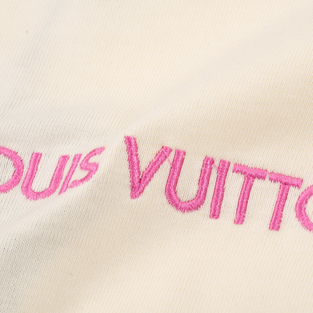 ÁO LOUIS VUITTON print cotton jersey T-shirt