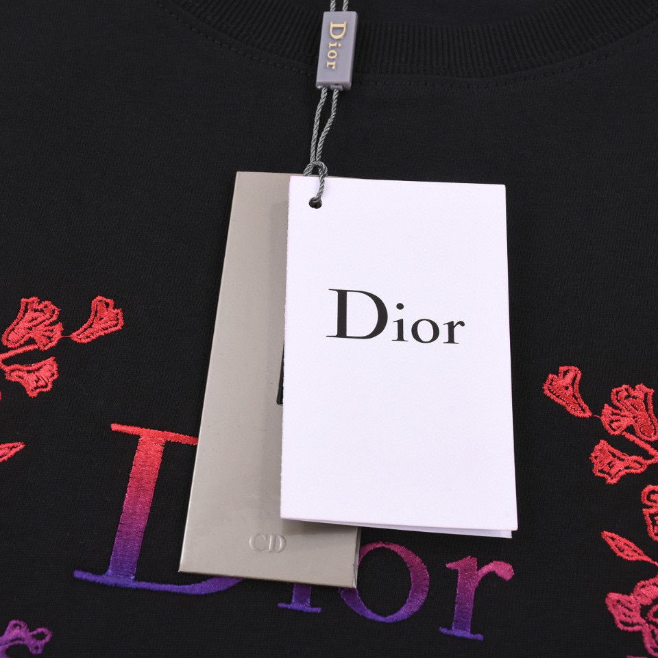 Kids TShirt Pink Cotton Jersey with Faded Blue Toile de Jouy Print  DIOR  FI